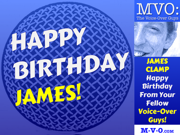 MVO: The Voice-Over Guys James Clamp Birthday