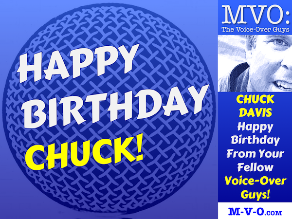 MVO: The Voice-Over Guys Chuck Davis Birthday