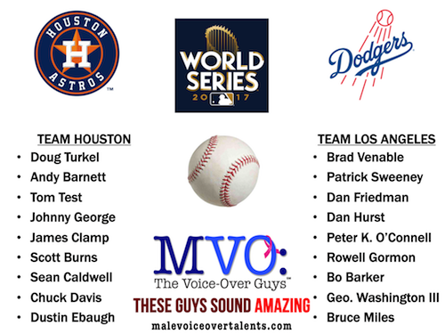 MVO: The Voice-Over Guys 2017 World Series picks