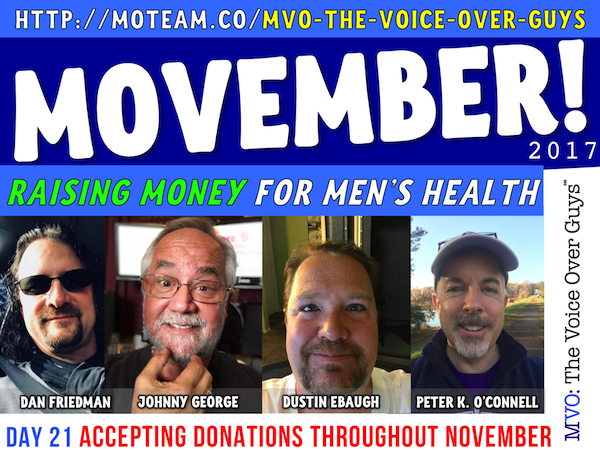 Movember Poster Day 21 Friedman, George, Ebaugh & O'Connell