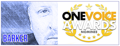 Robert Bo Barker One Voice Award Nomination