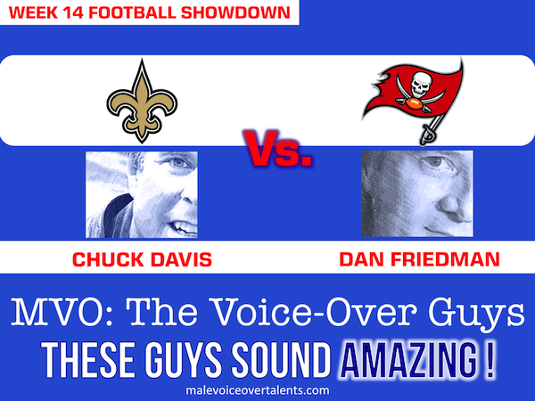 Football Showdown 2018 Week 14 MVO The Voiceover Guys