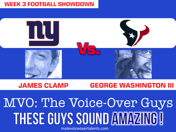 Football Showdown 2018 Week 3 MVO The Voiceover Guys
