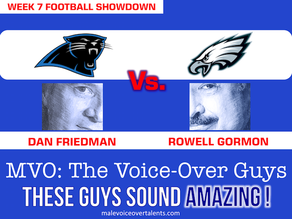 Football Showdown 2018 Week 7 MVO The Voiceover Guys