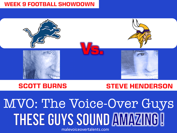 Football Showdown 2018 Week 9 MVO The Voiceover Guys