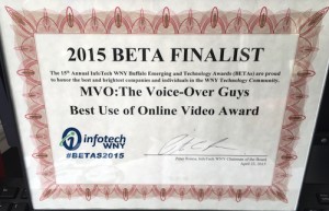MVO: The Voice-Over Guys Beta Awards 2015