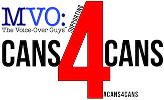 MVO: The Voice-Over Guys Support #Cans4Cans