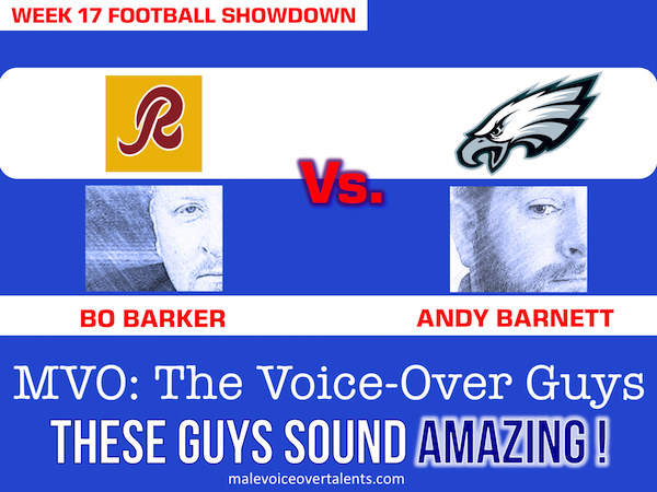 Football Showdown 2018 Week 17 MVO The Voiceover Guys