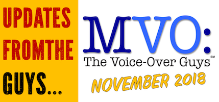 MVO: The Voiceover Guys Fall 2018 Update