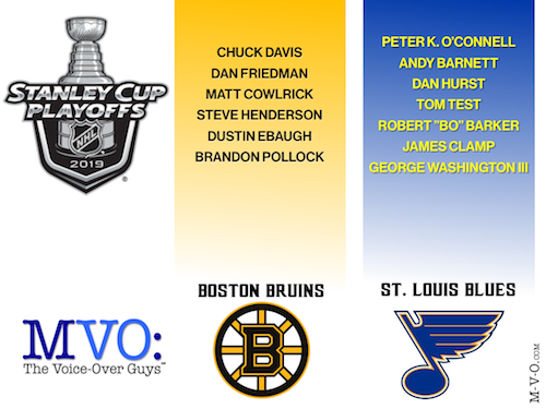 MVO The Voiceover Guys 2019 NHL Stanley Cup Picks