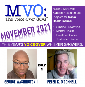 Movember 2021 George Washington II and Peter K. O'Connell