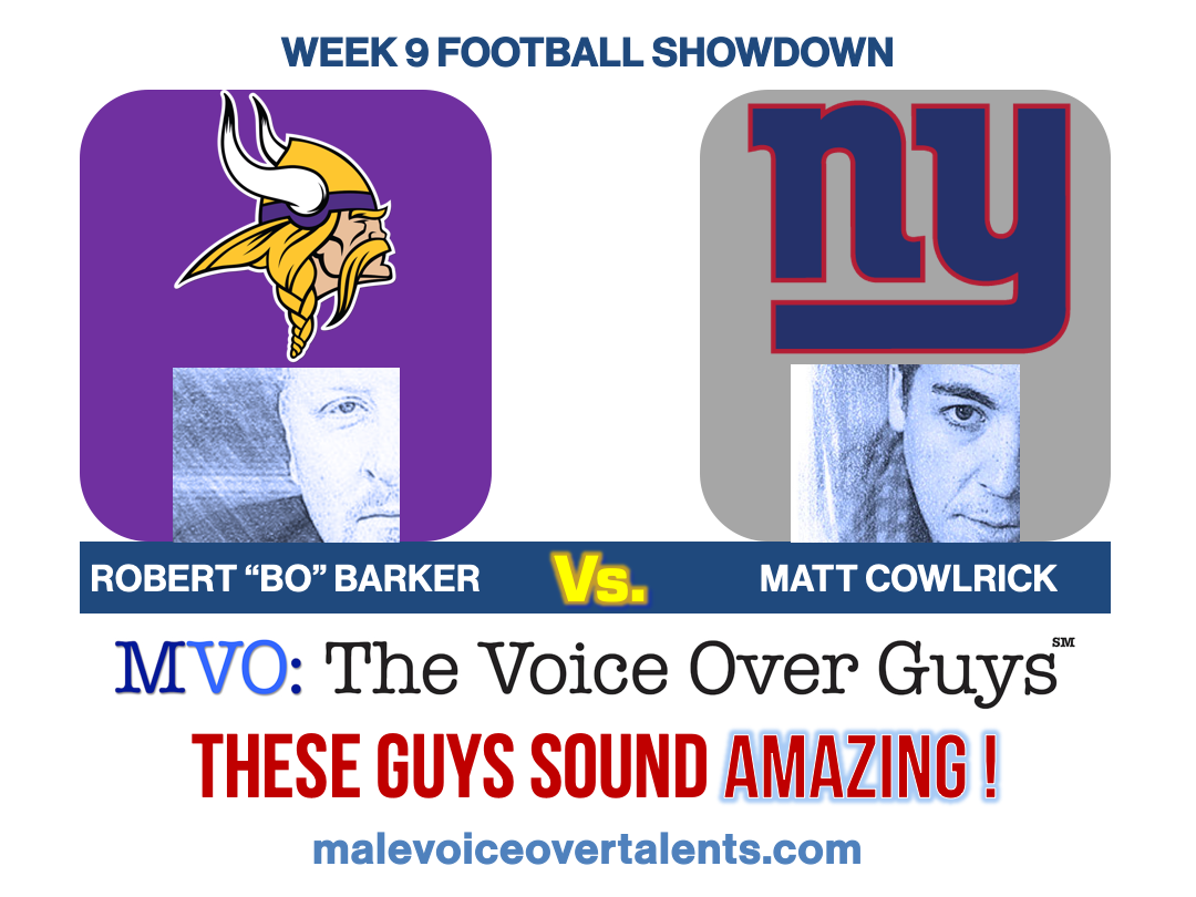 MVO The Voiceover Guys NFL 21 WEEK 9